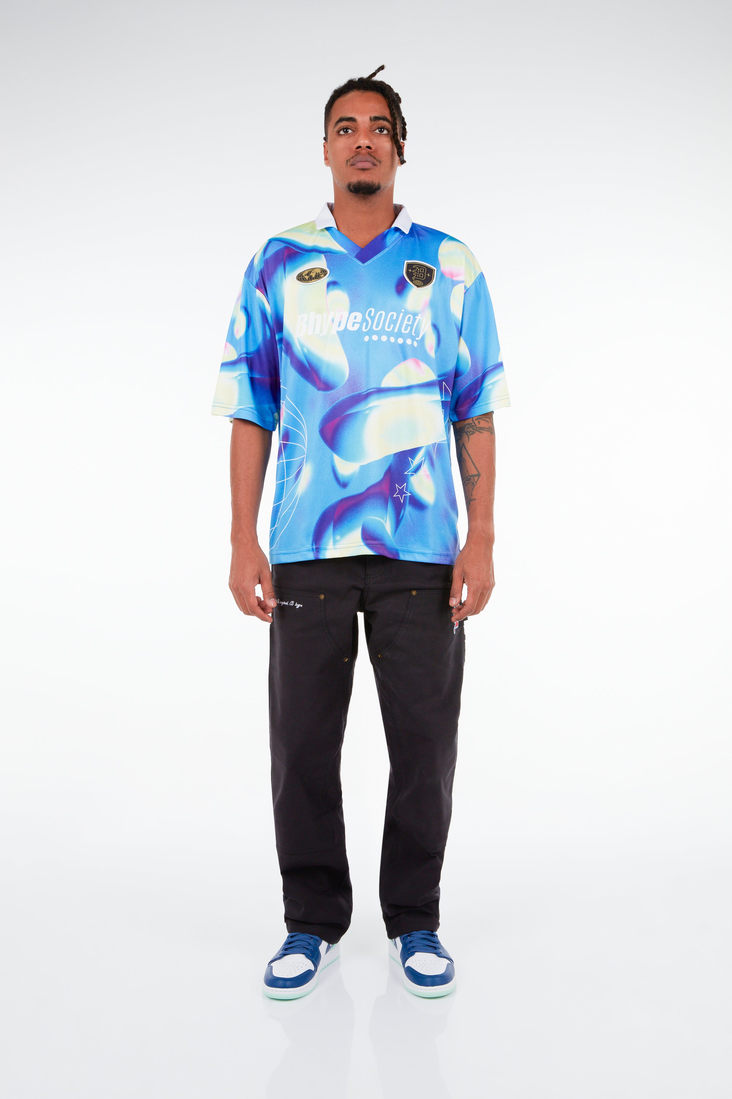 BHYPE WORLD CUP JERSEY NEON BLUE EDITION